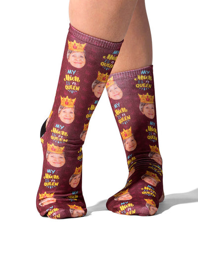 Queen Mom Custom Socks