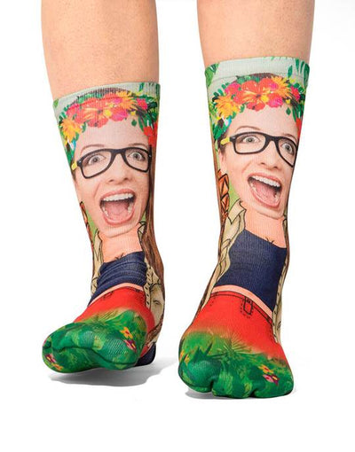 Queen Of The Jungle Custom Socks