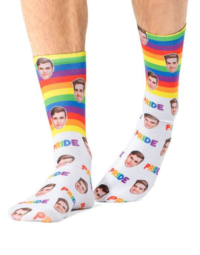 Rainbow Pride Custom Socks