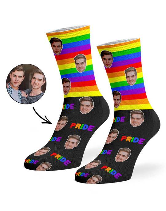 Rainbow Pride Custom Socks