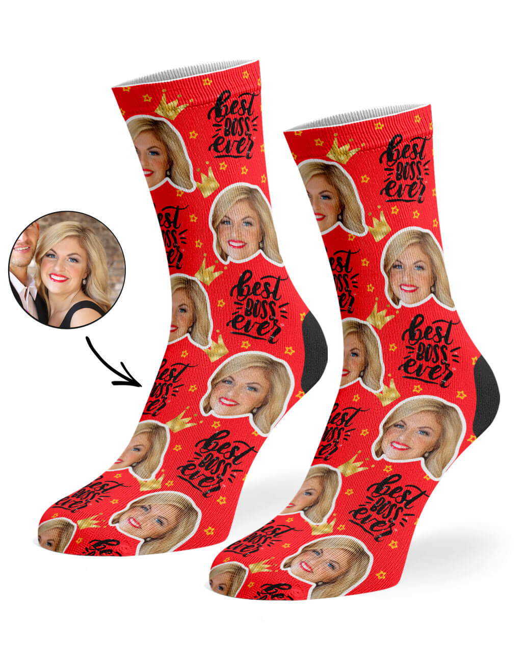 Best Boss Ever Custom Socks