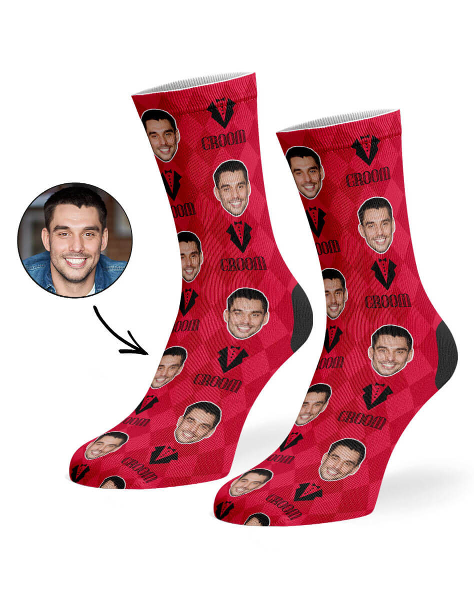 Groom Custom Socks