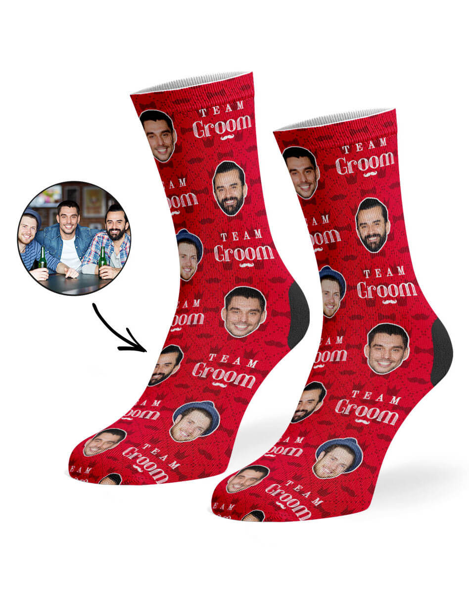 Team Groom Custom Socks