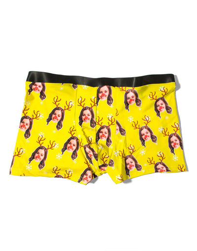 Reindeer Me Custom Boxer