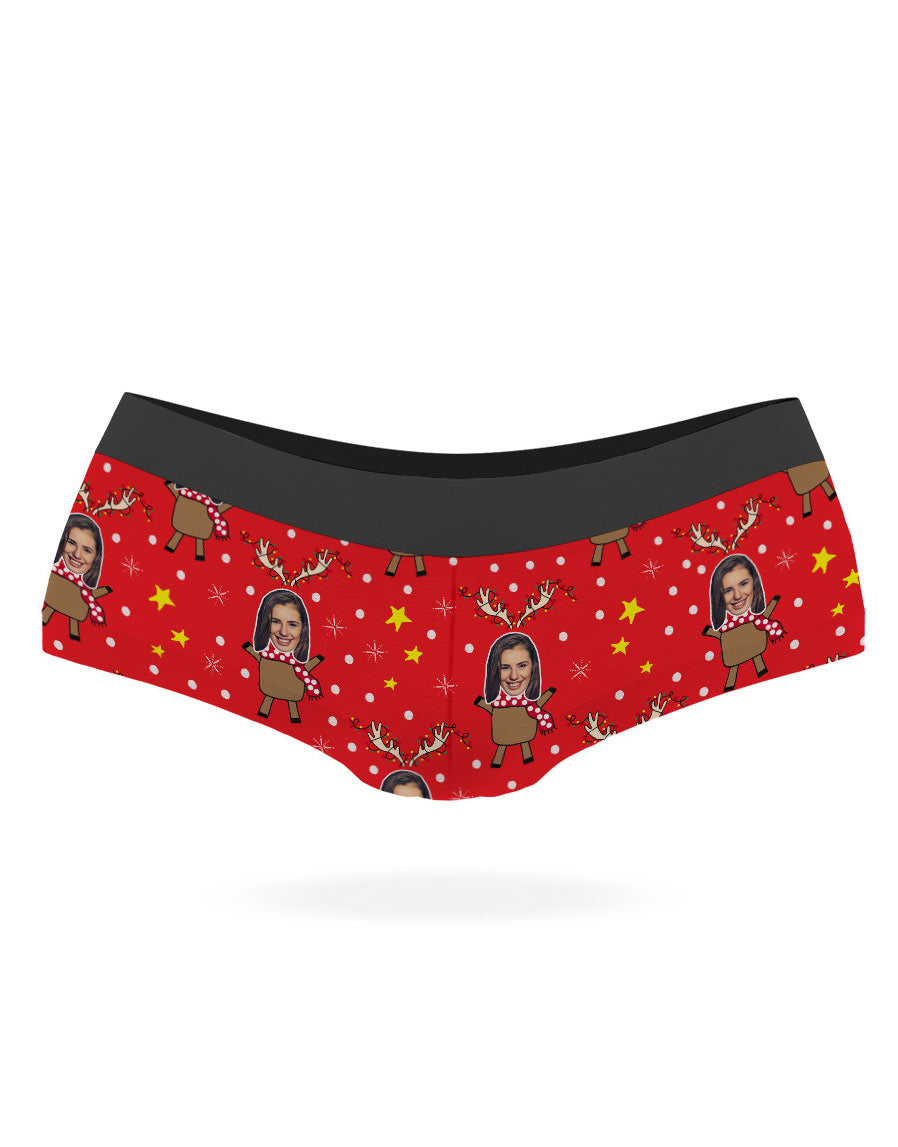 Reindeer Me Custom Panties
