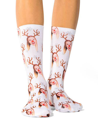 Reindeer Me Custom Socks