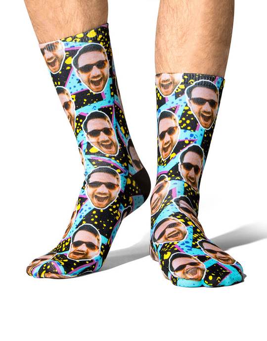 Retro Face Custom Socks