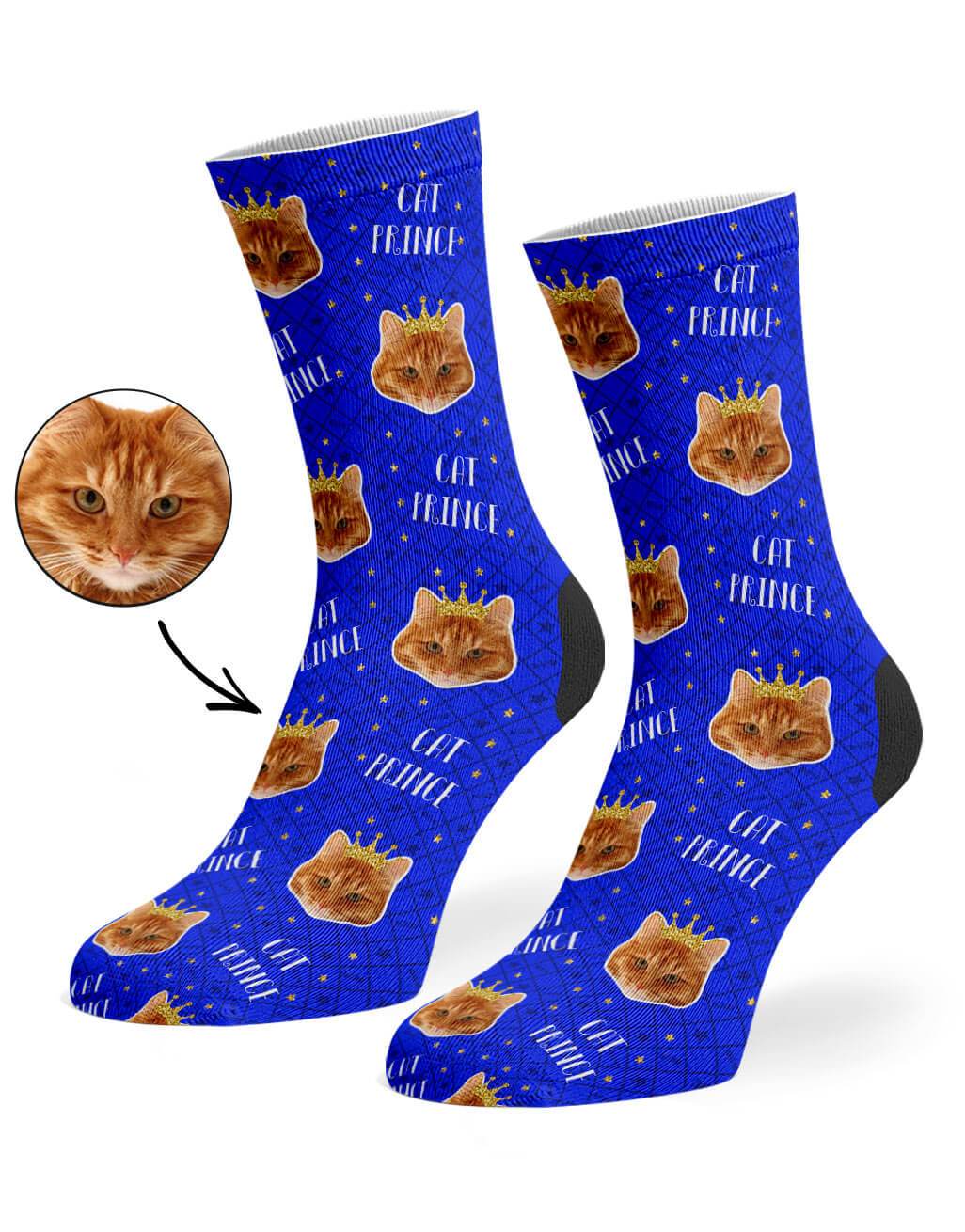 Cat Prince Custom Socks