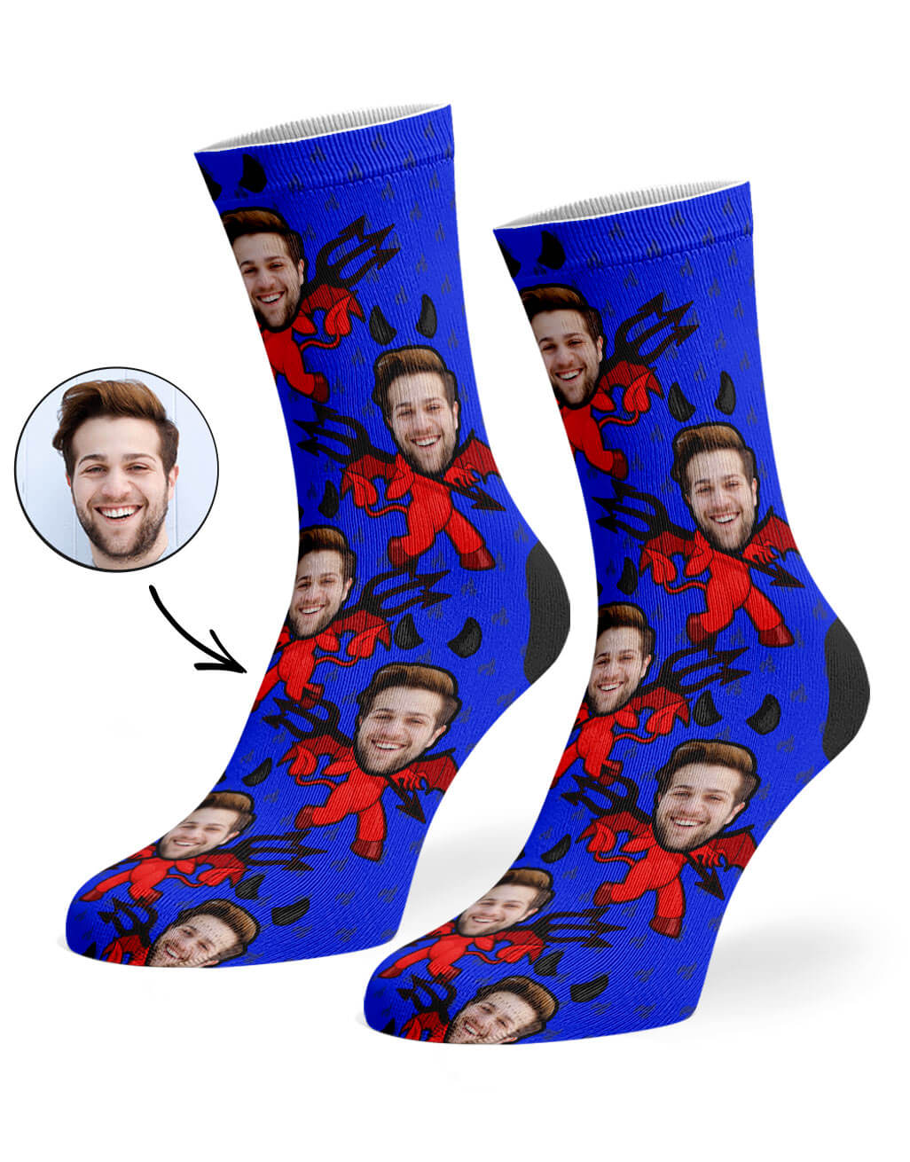 Devil Me Custom Socks