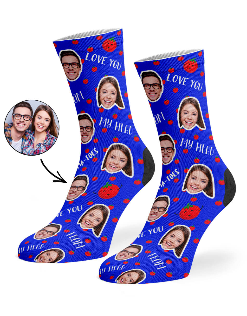 Head To-Ma-Toes Custom Socks
