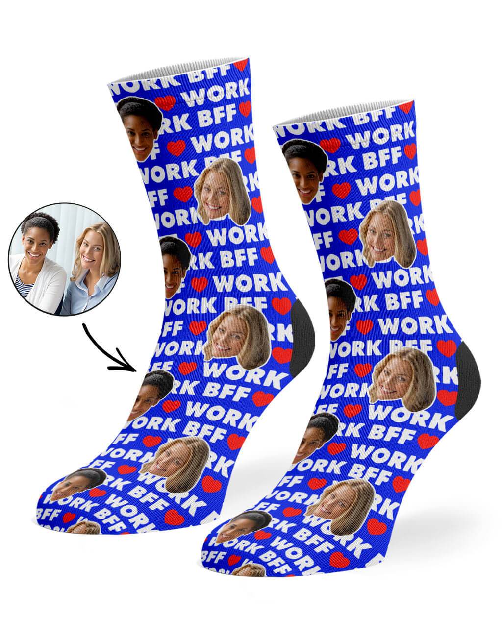 Work BFF Custom Socks