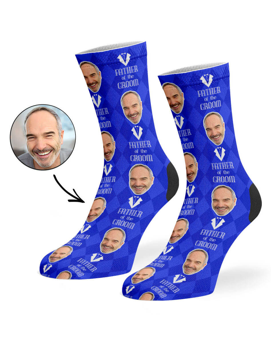 Father Of The Groom Custom Socks