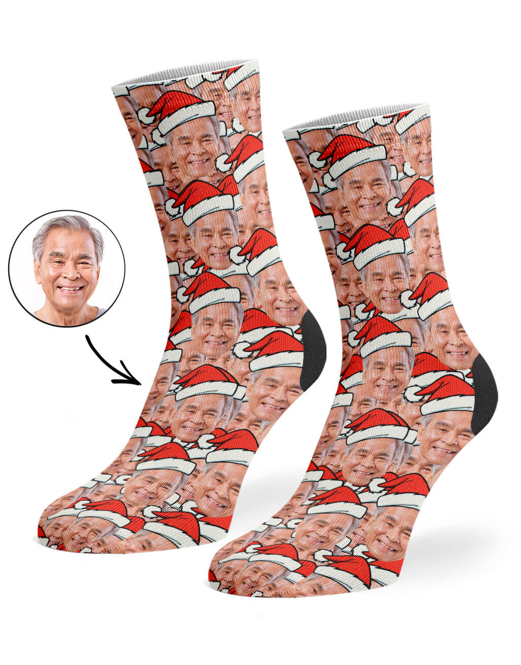 Santa Mash Custom Socks