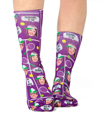 Serving It Up Custom Socks
