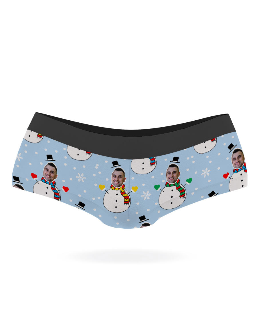 Snowman Me Custom Panties