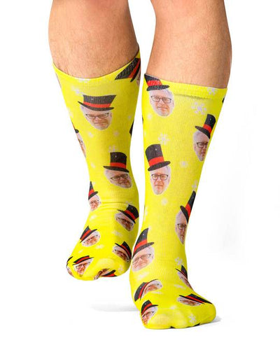 Snowman Me Custom Socks