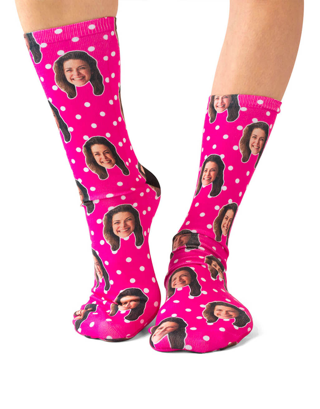 Spotty Face Custom Socks