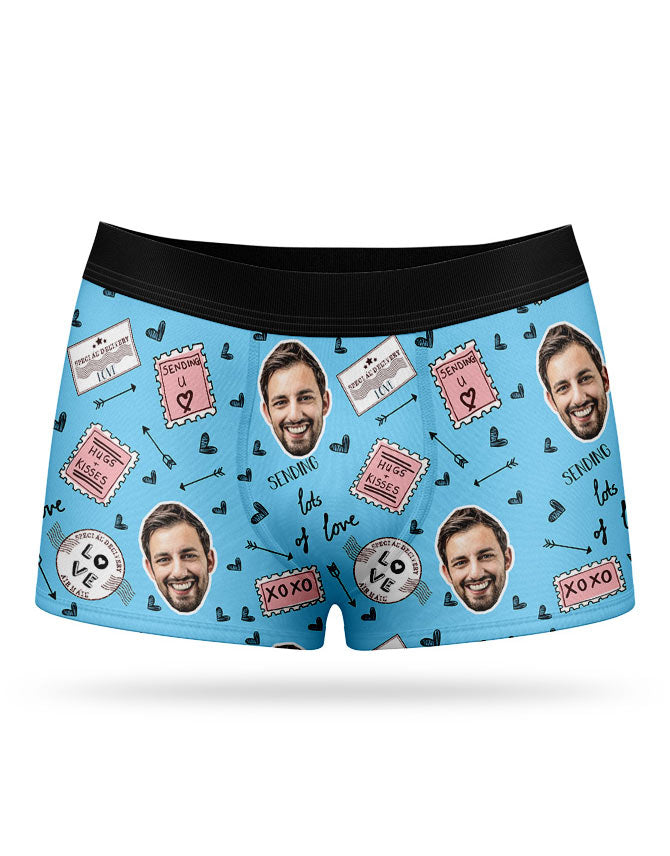 Love Stamps Custom Boxers
