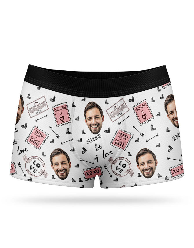 Love Stamps Custom Boxers