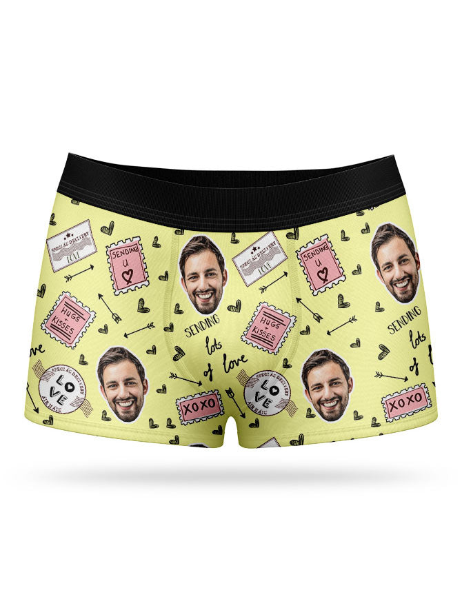 Love Stamps Custom Boxers