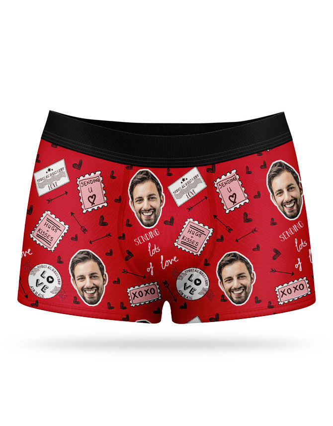 Love Stamps Custom Boxers