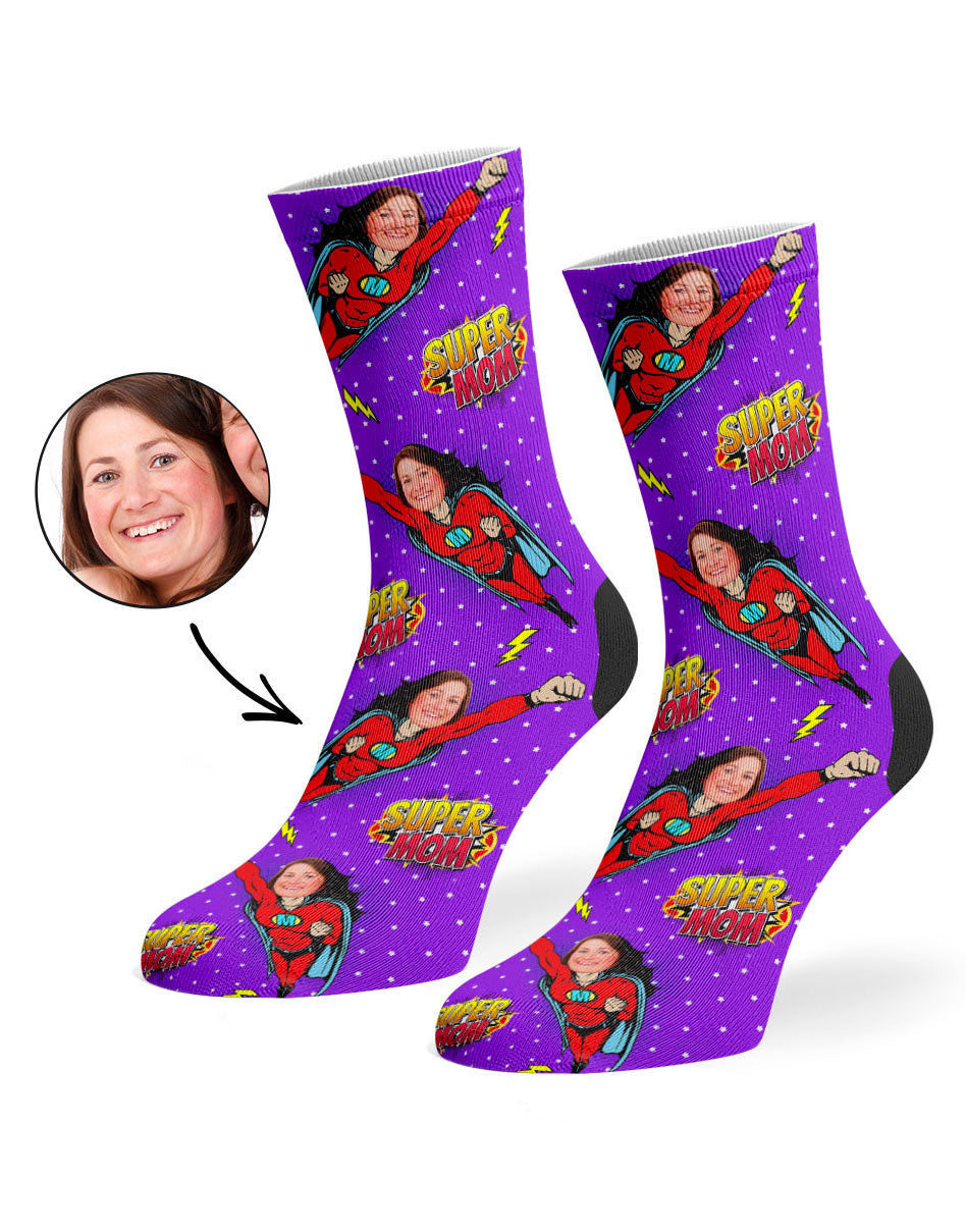 Super Mom Custom Socks