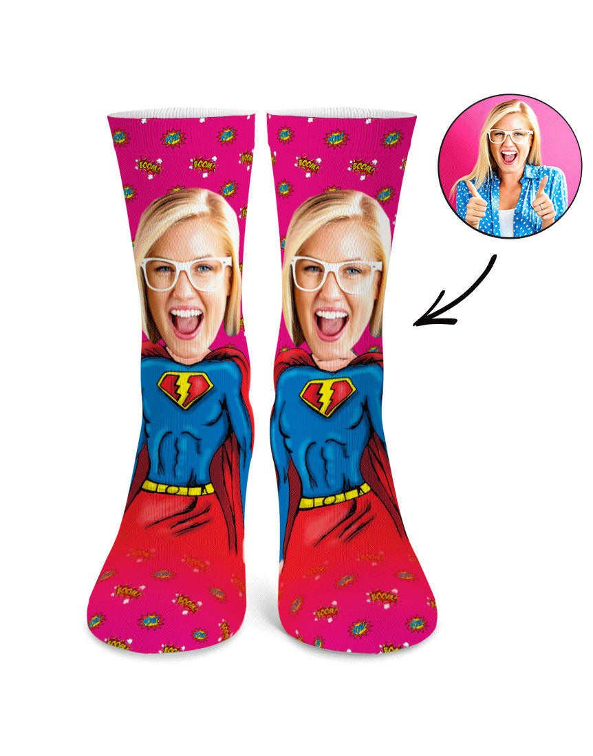 Superwoman Me Custom Socks