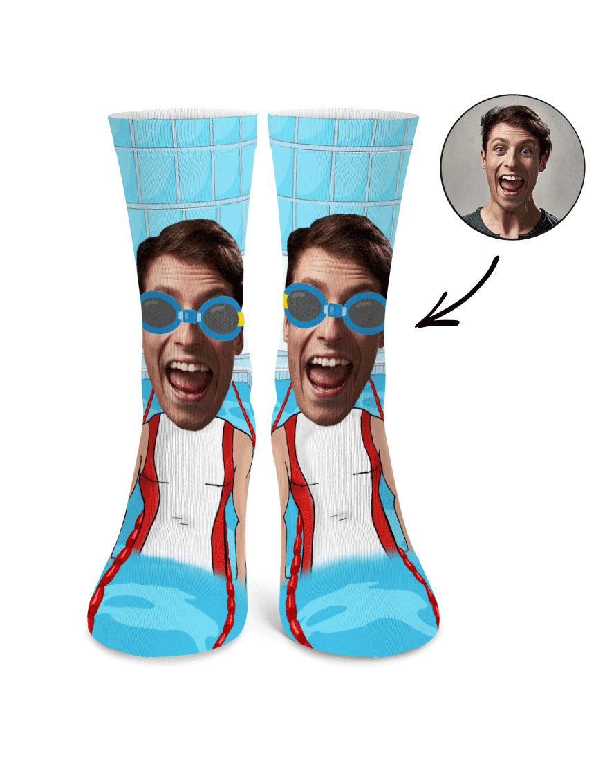 Swimmer Custom Socks