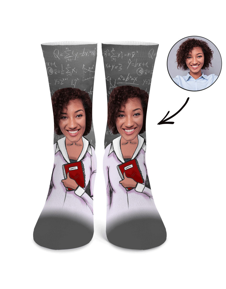 Teacher Lady Custom Socks