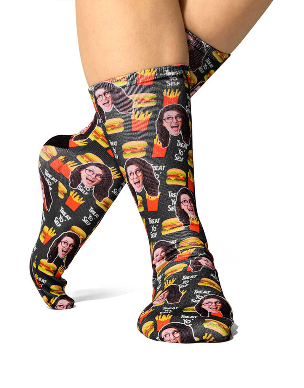 Treat Yo' Self Custom Socks