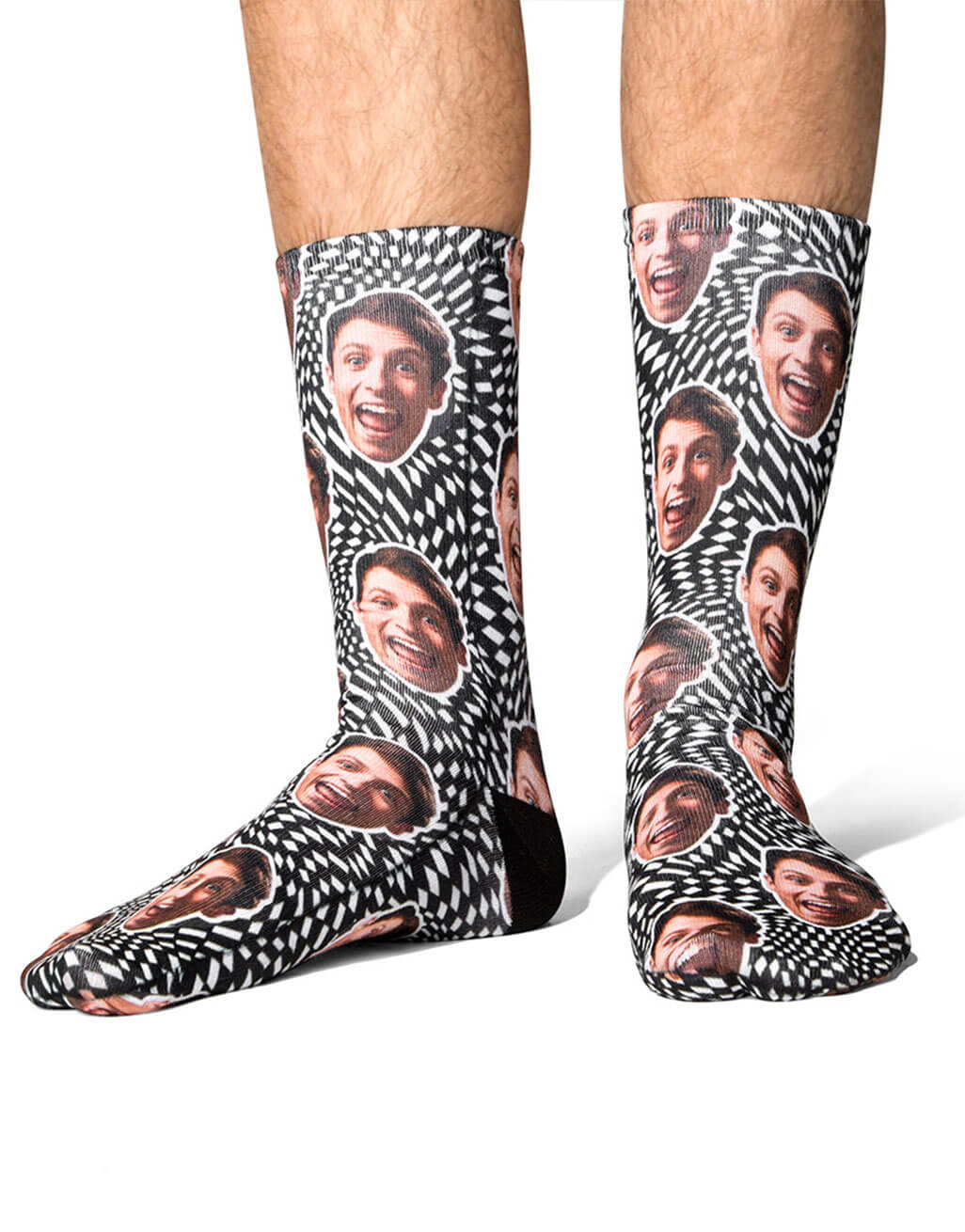 Trippy Face Custom Socks