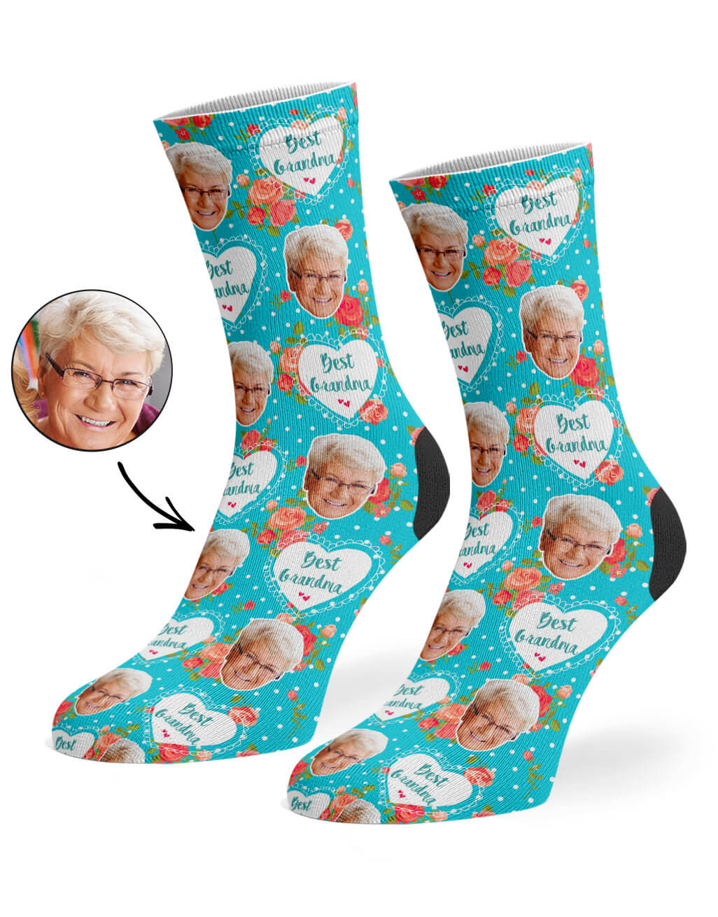 Best Grandma Custom Socks