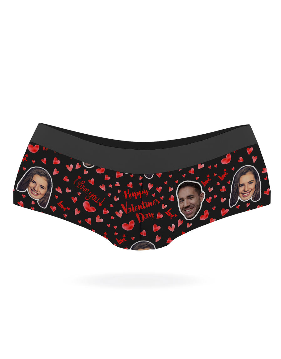 Happy Valentines Custom Panties