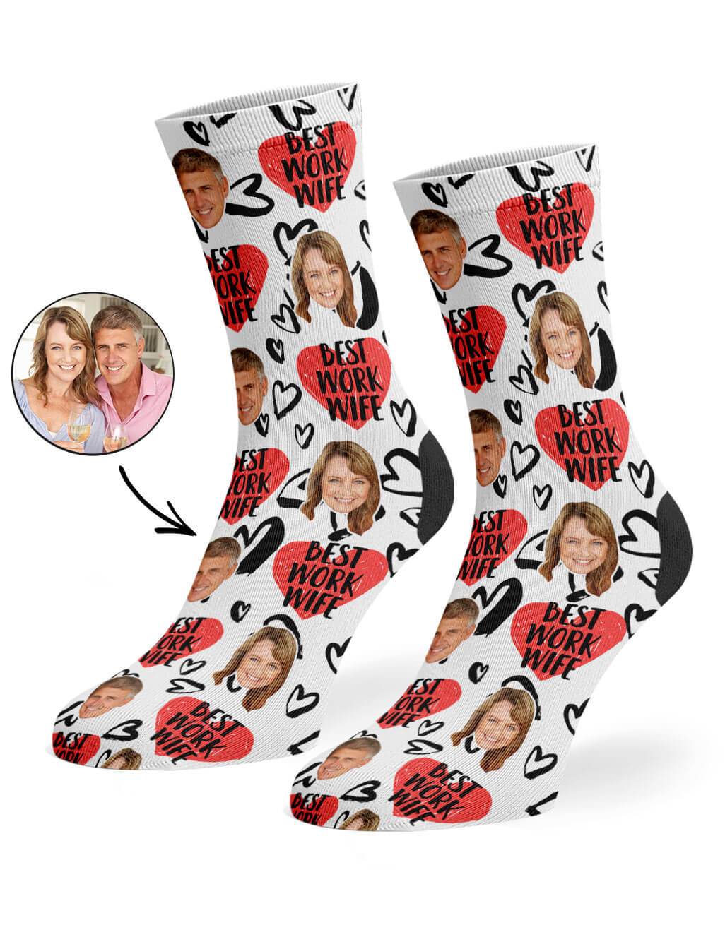 Best Work Wife Custom Socks