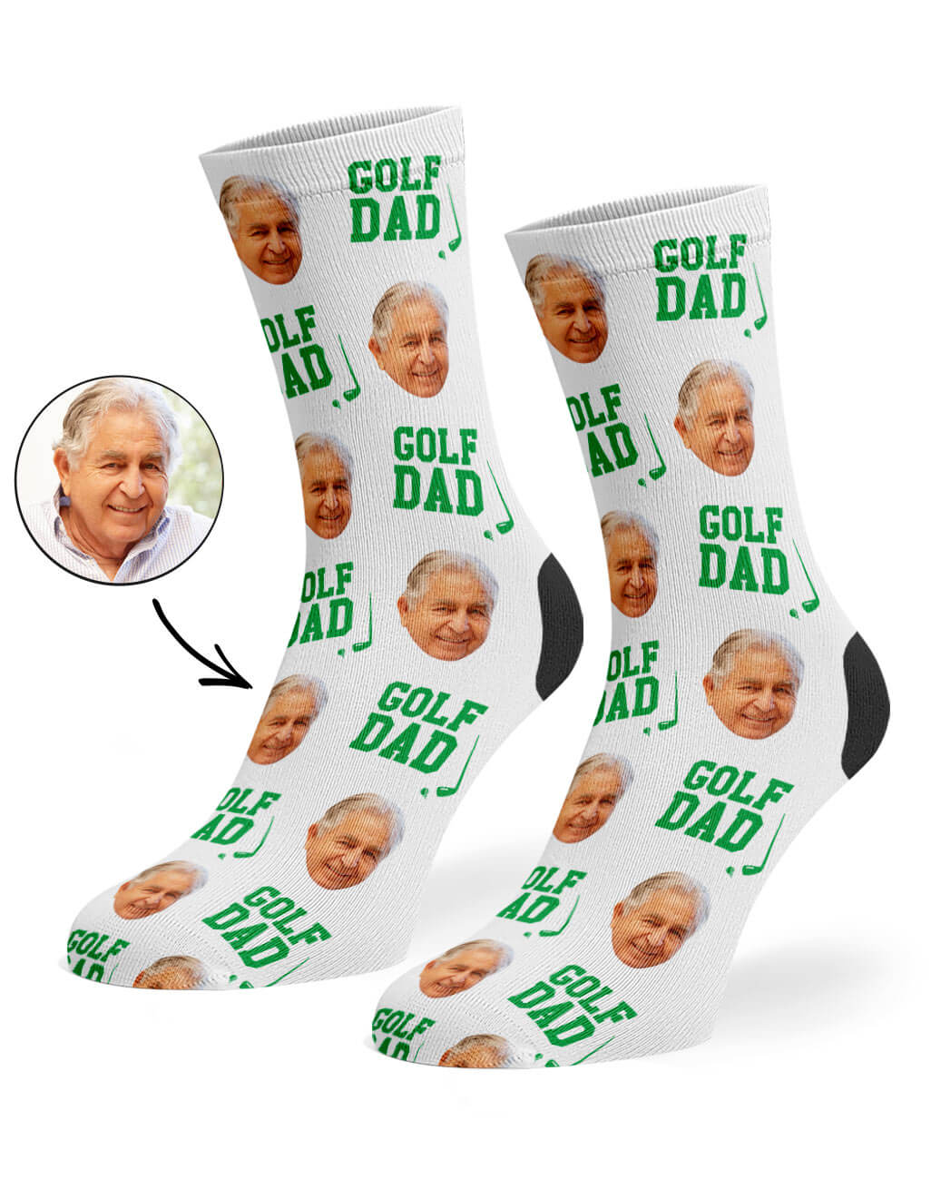 Golf Dad Custom Socks