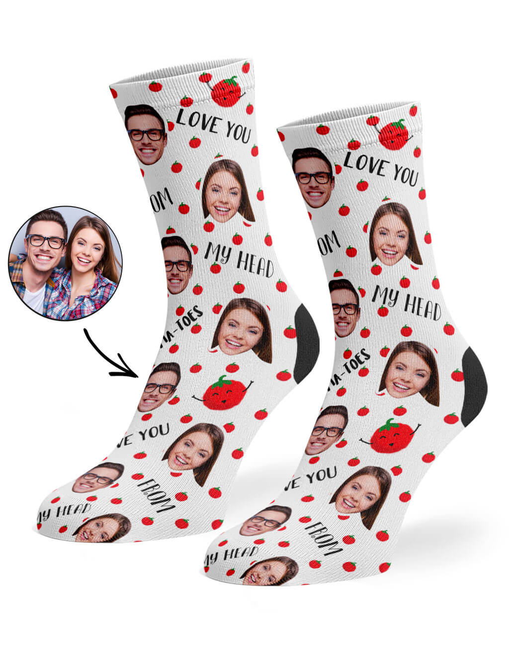 Head To-Ma-Toes Custom Socks