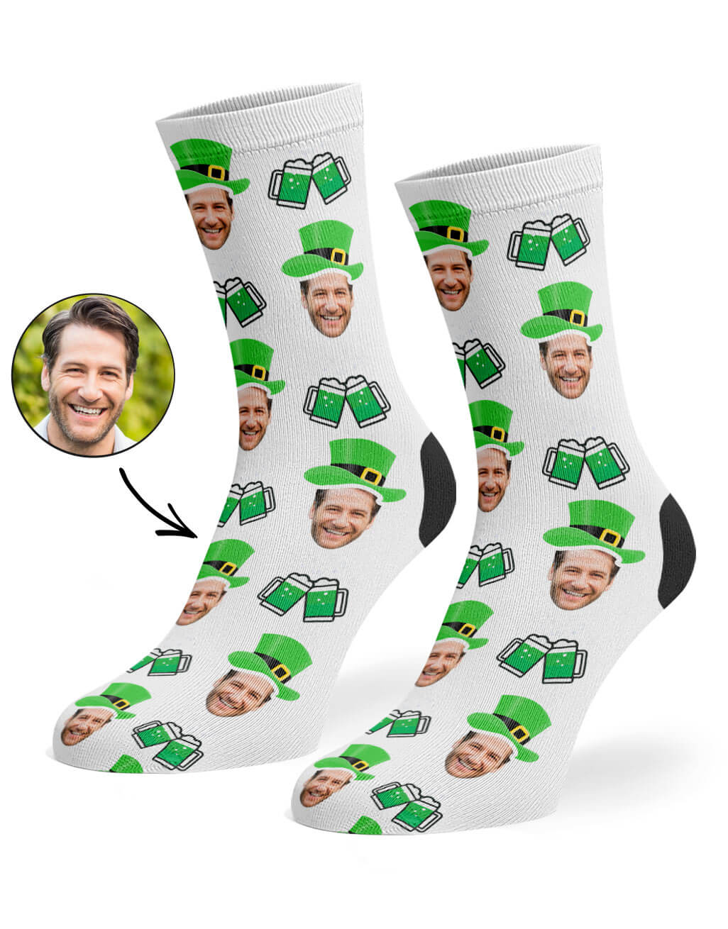 Leprechaun Custom Socks