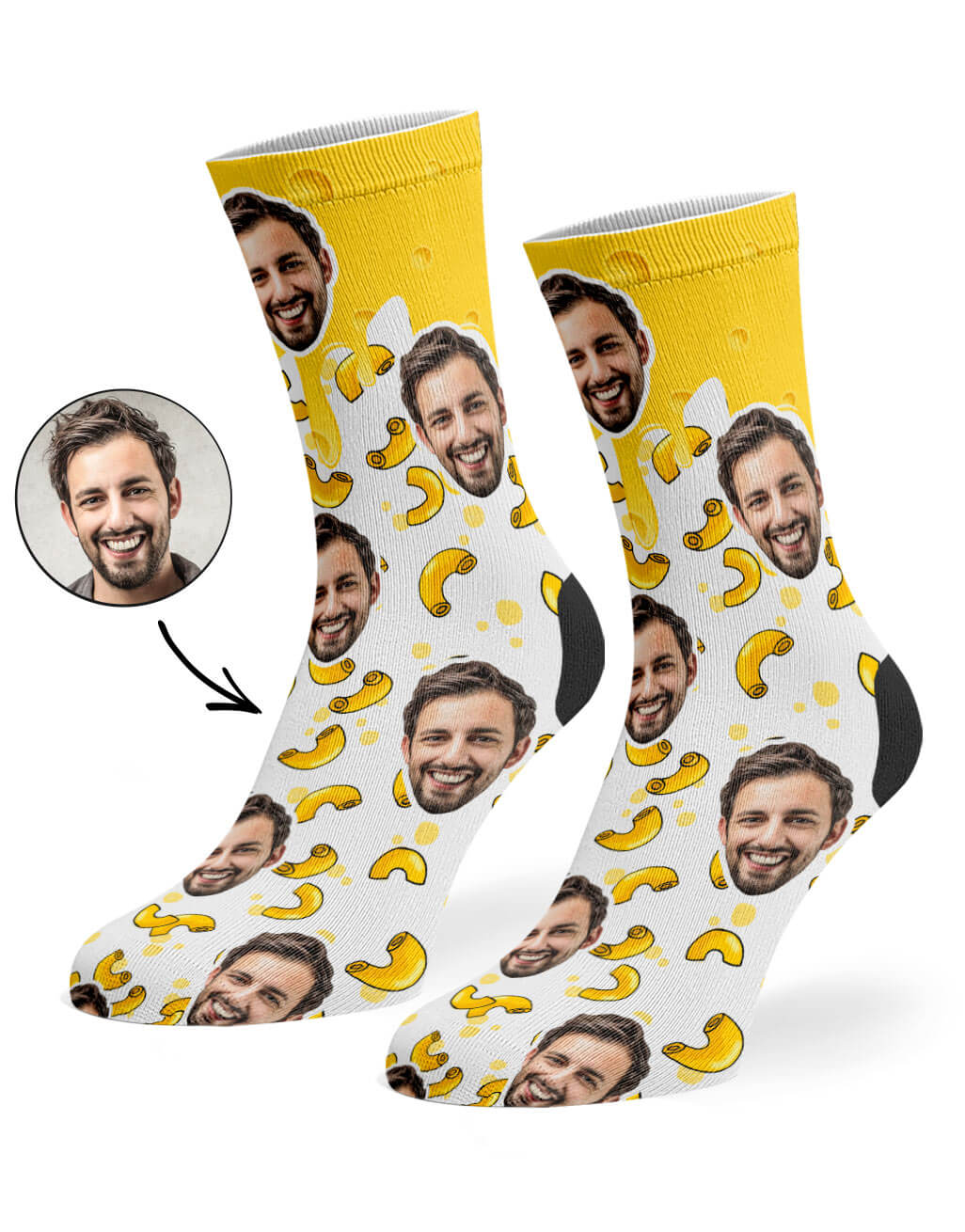 Mac & Cheese Custom Socks