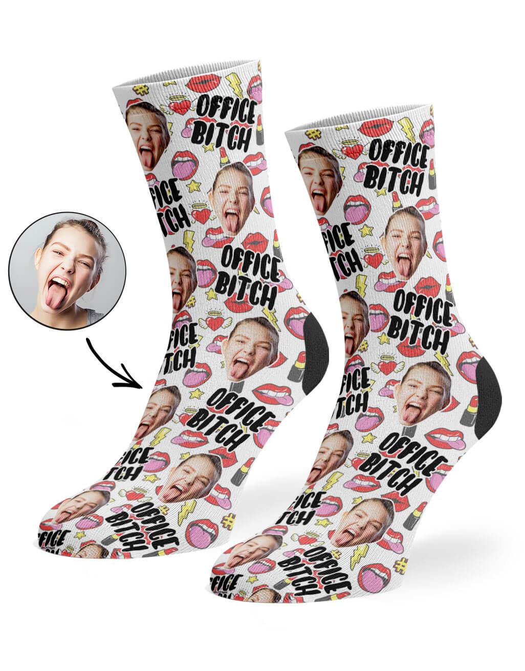 Office Bitch Custom Socks