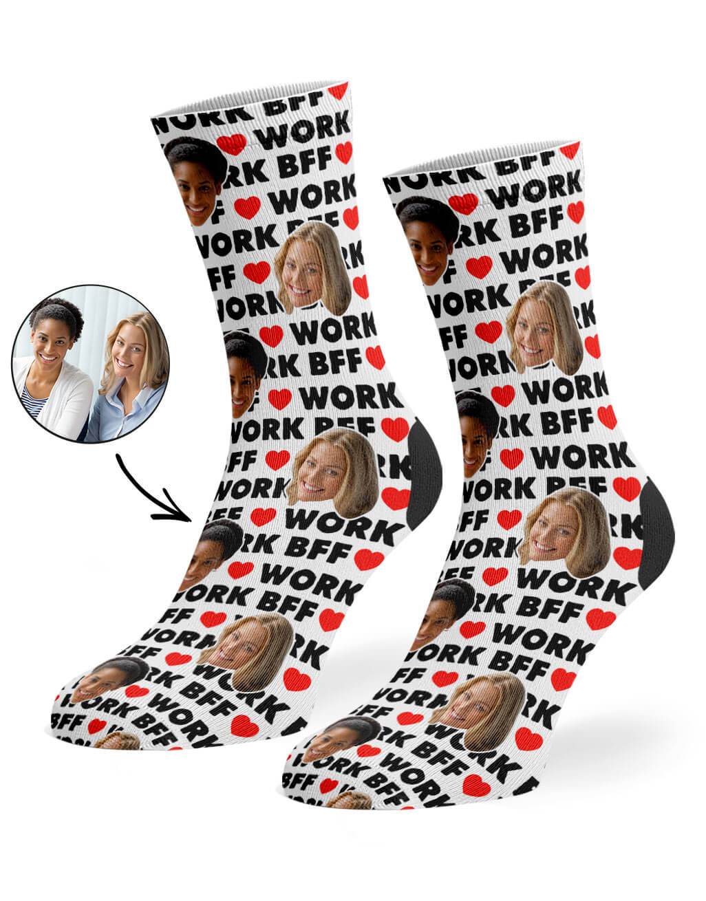 Work BFF Custom Socks
