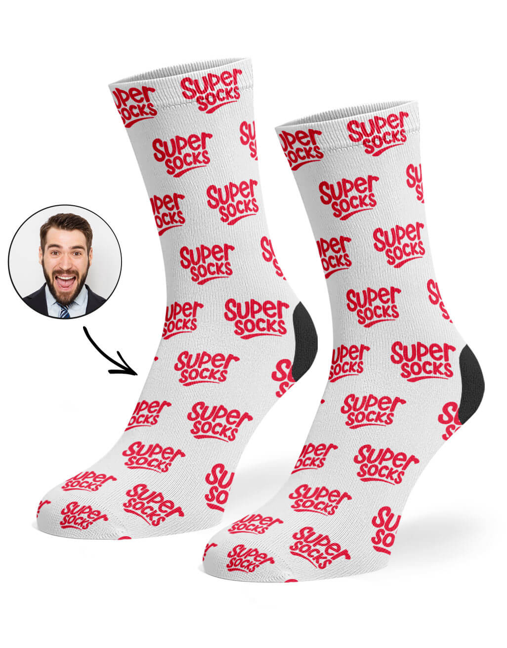 socks with your logo on them