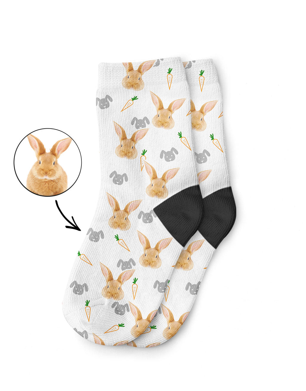 Your Rabbit on Kids Socks