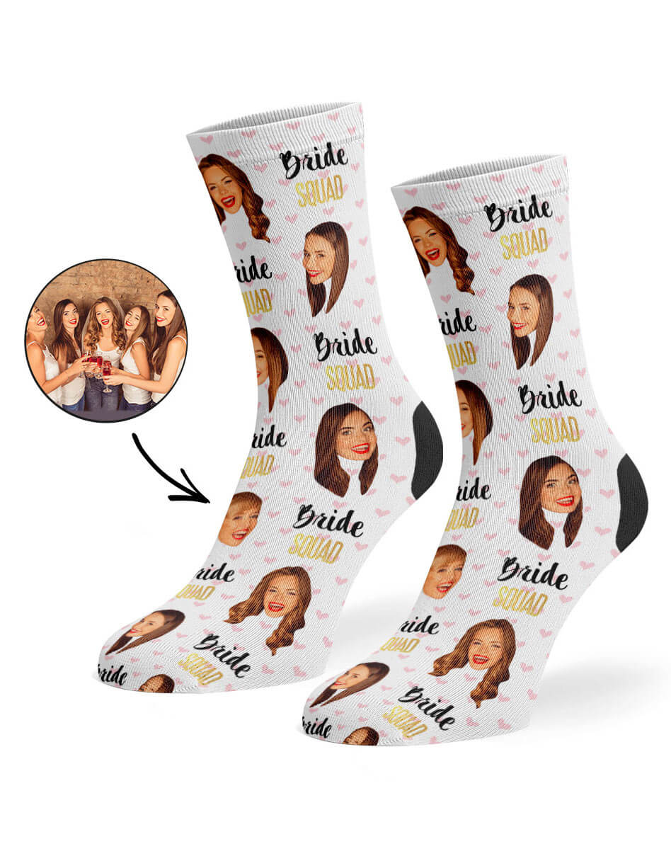 Bride Squad Custom Socks