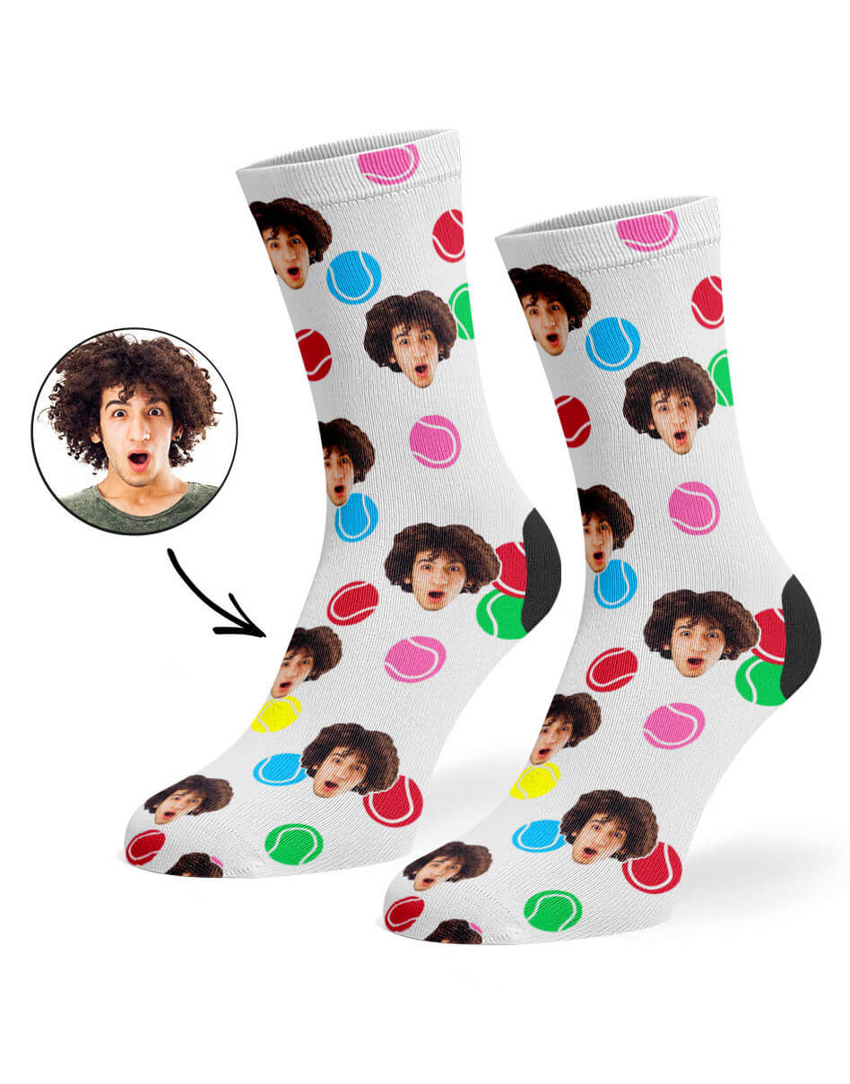 Colorful Tennis Custom Socks