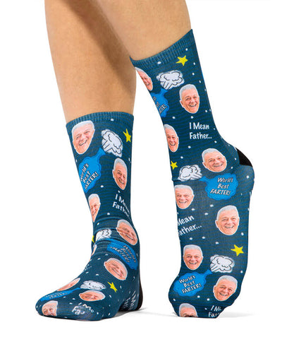 World's Best Farter Custom Socks