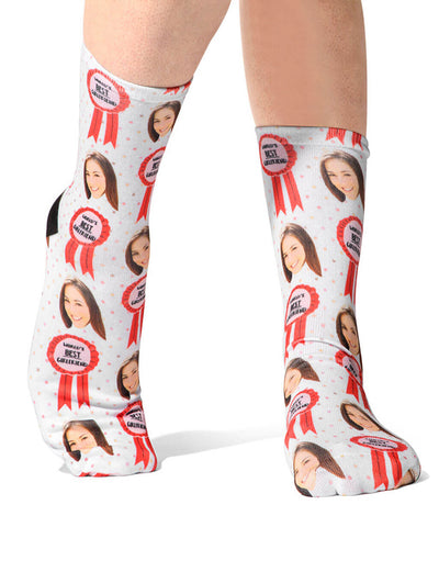 World's Best Girlfriend Custom Socks