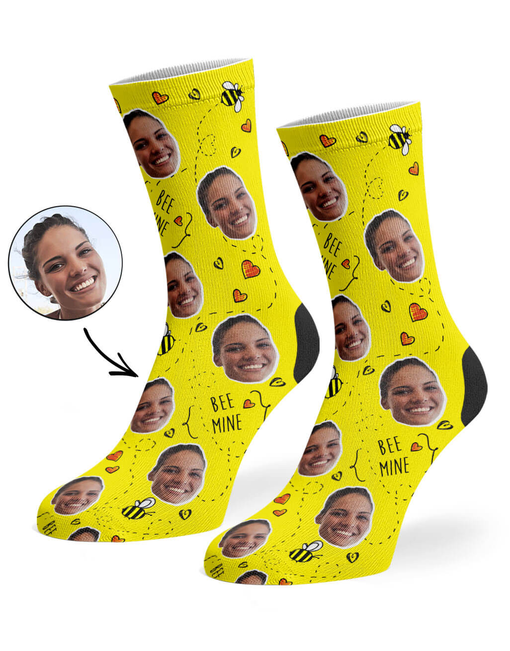 Bee Mine Custom Socks