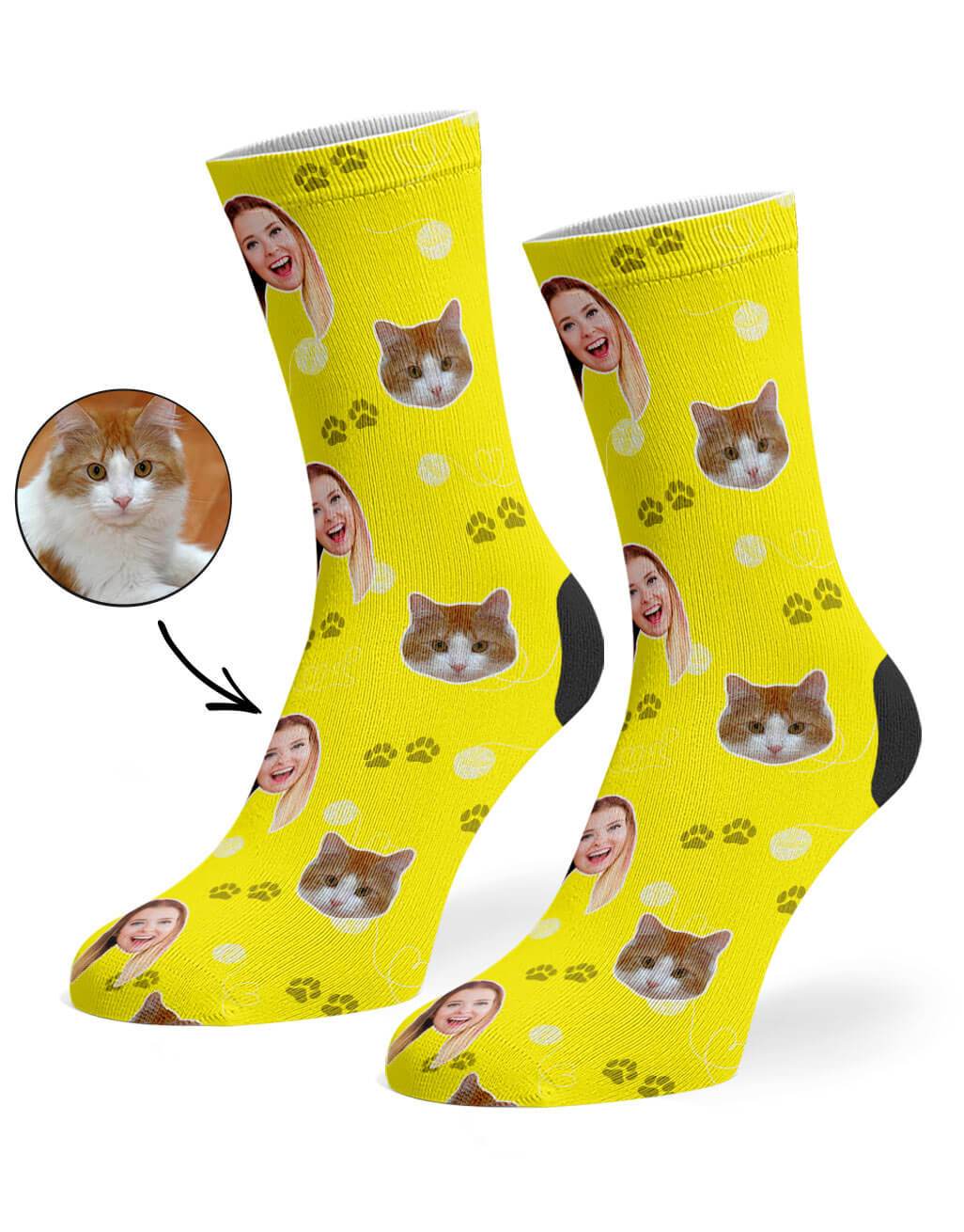Cat & Owner Custom Socks