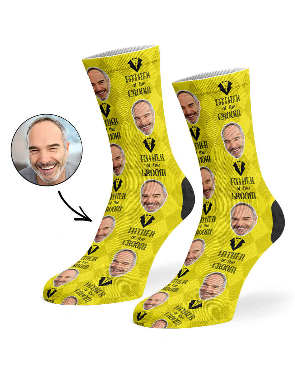 Father Of The Groom Custom Socks