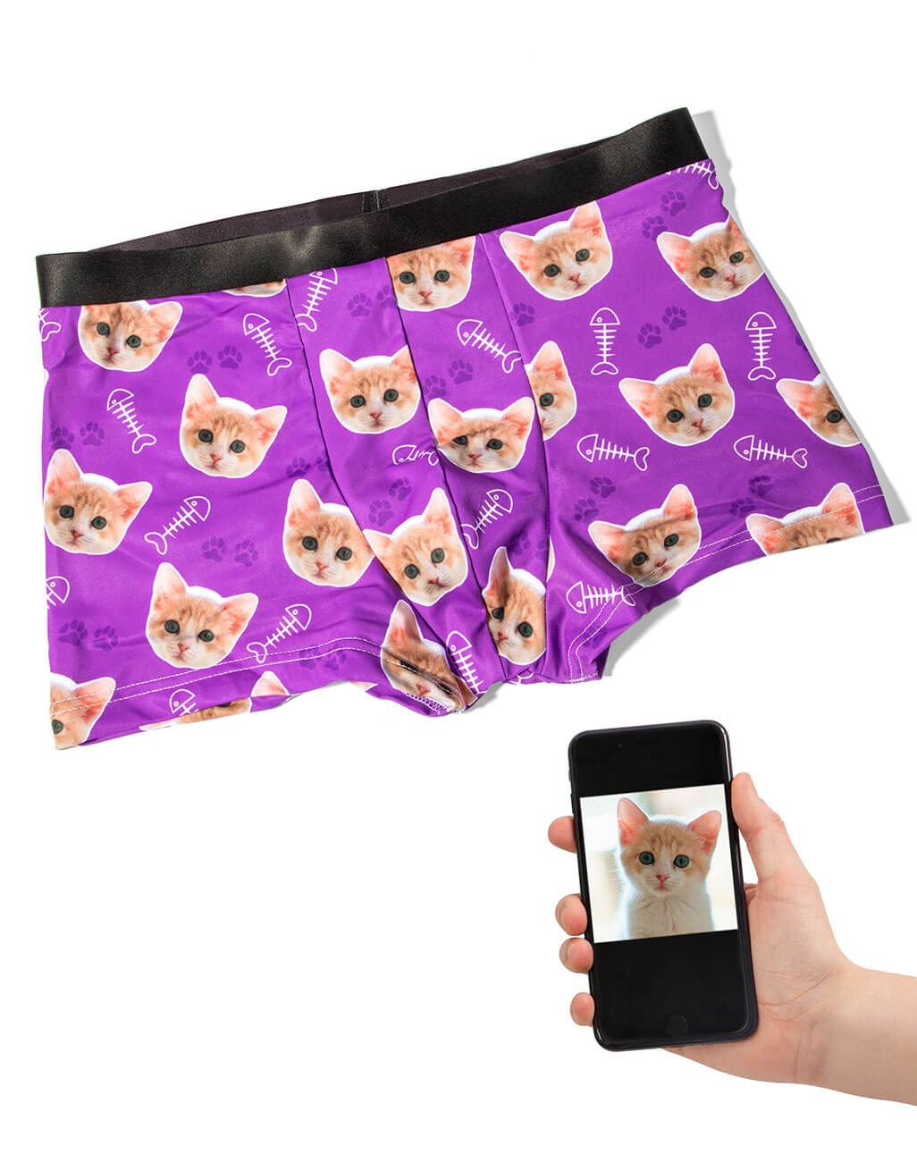 Your Cat on Custom Boxers